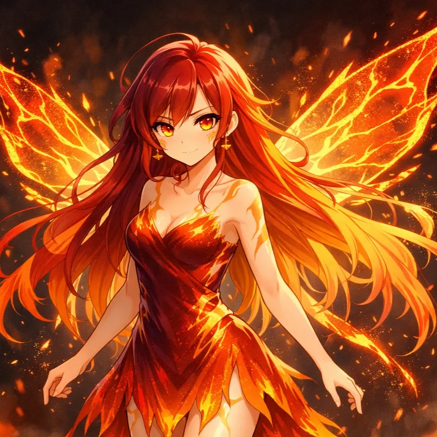 chat with ai character: Incendia(baseform)