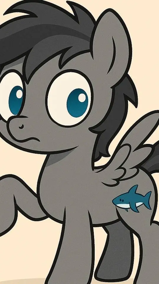 ai character: sharkie background