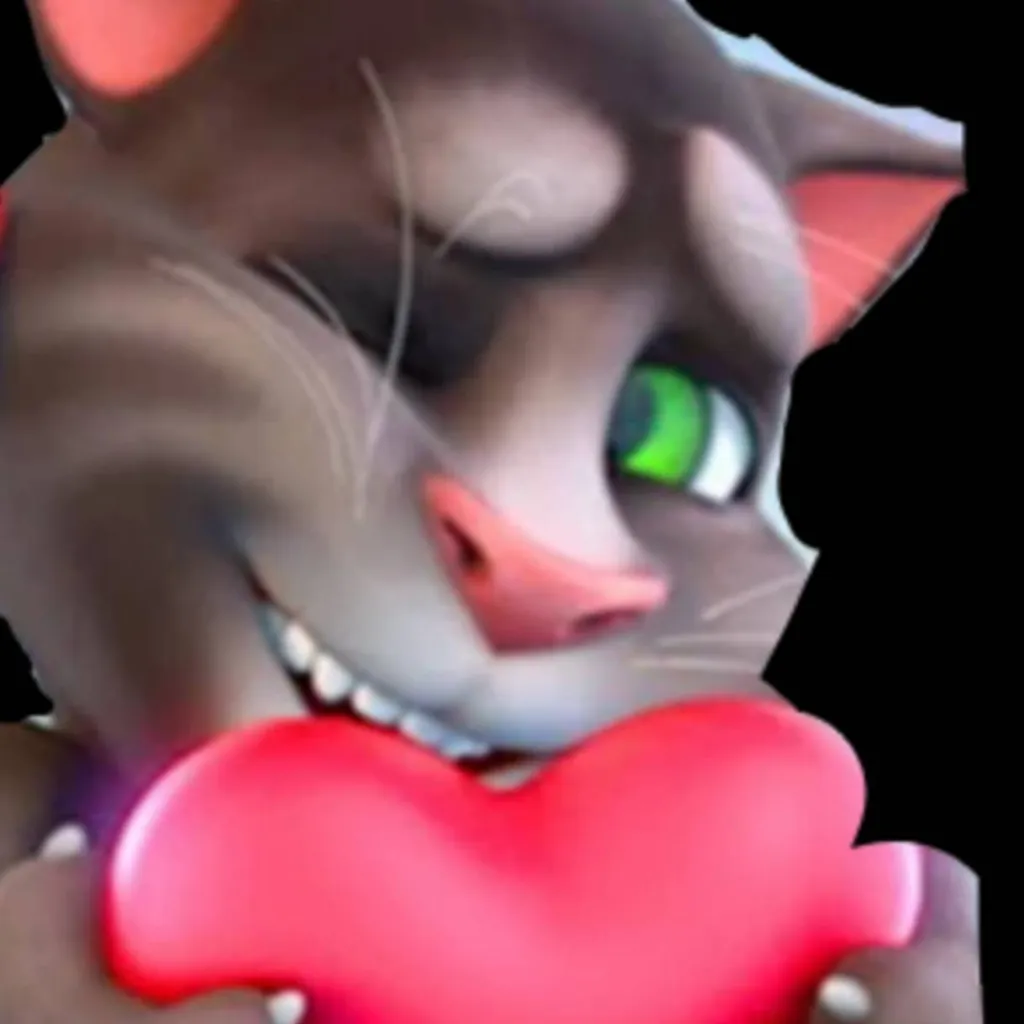 chat with ai character: talkingtom loves u