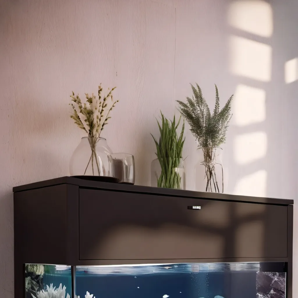 chat with ai character: empty fish tank