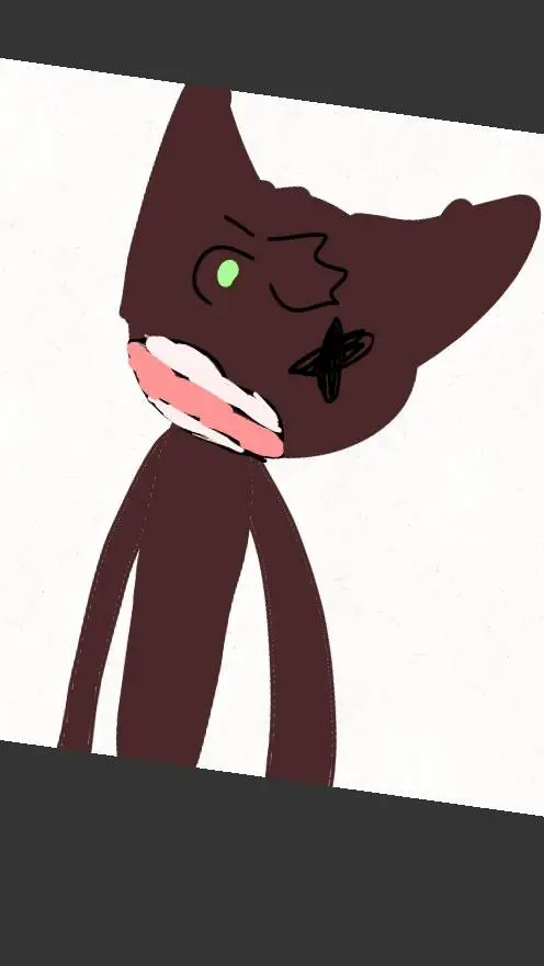 ai character: chocolate cat background