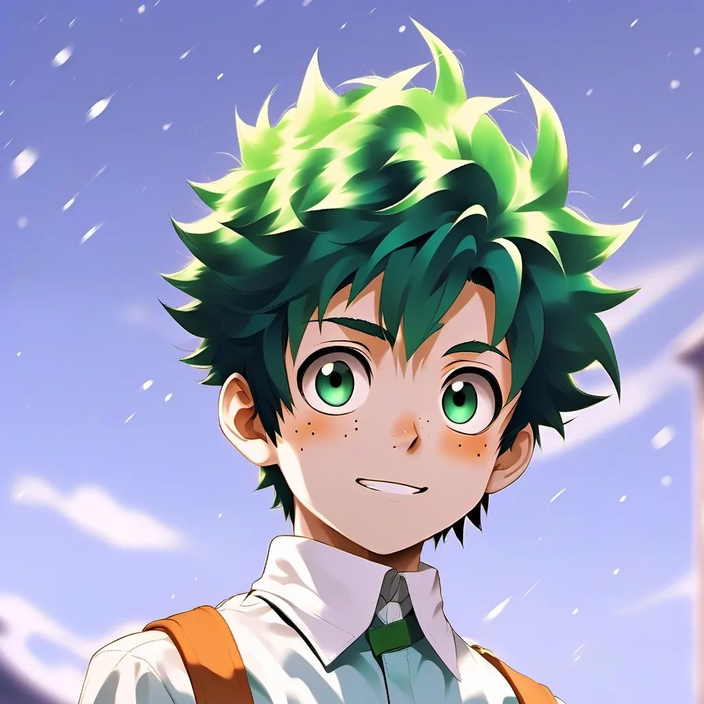 chat with ai character: deku fight