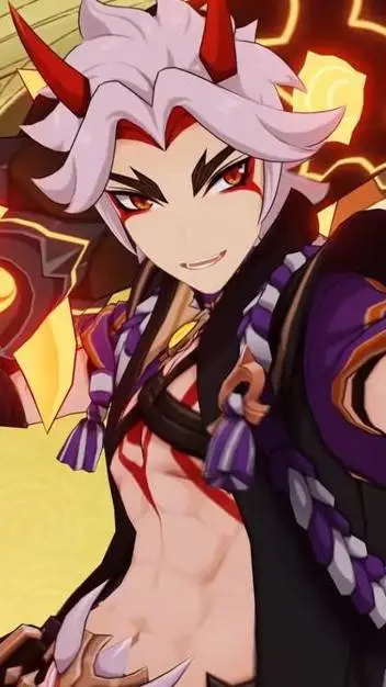 ai character: Arataki Itto background