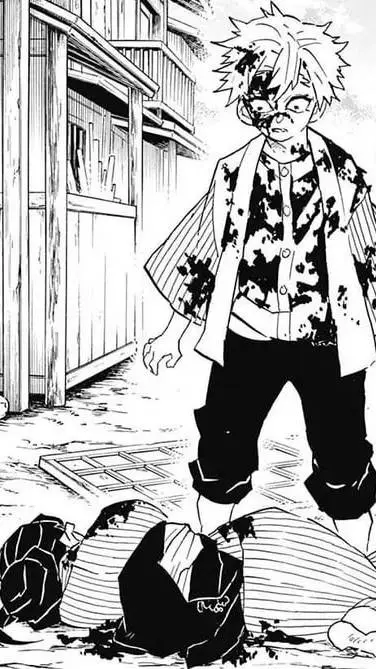 ai character: Sanemi sick background