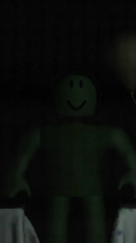 ai character: GreenBean horror background