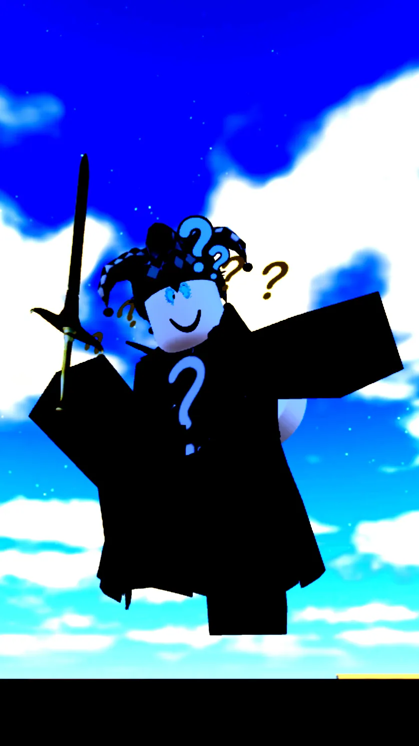 ai character: Mr questionmark?￼ background