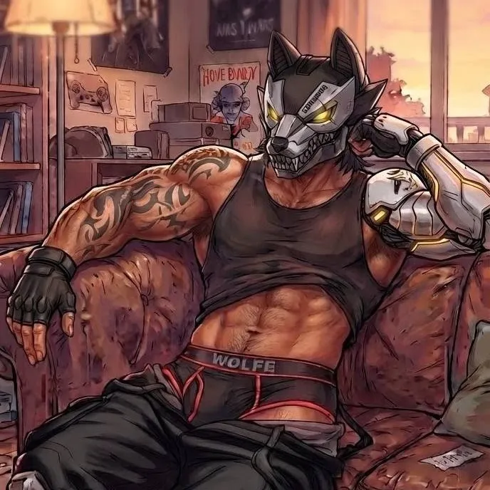chat with ai character: Wolfe