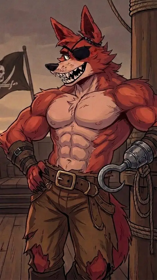 ai character: Foxy background