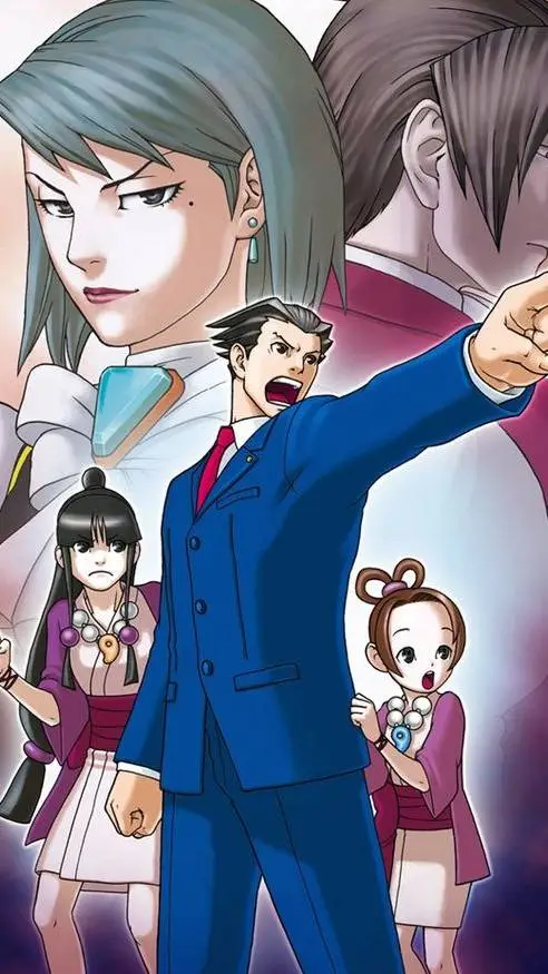 ai character: ace attorney  background