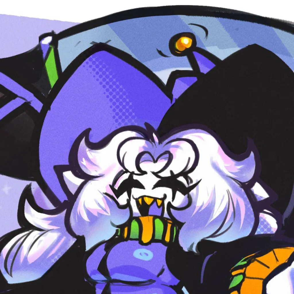 chat with ai character: female jevil 