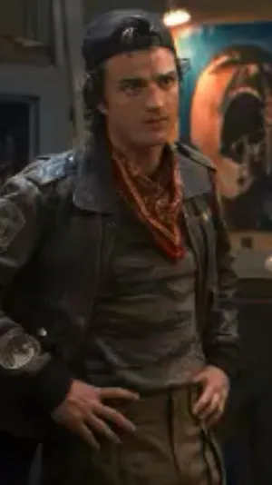 ai character: Steve Harrington  background