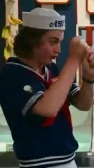 ai character: Steve Harrington  background