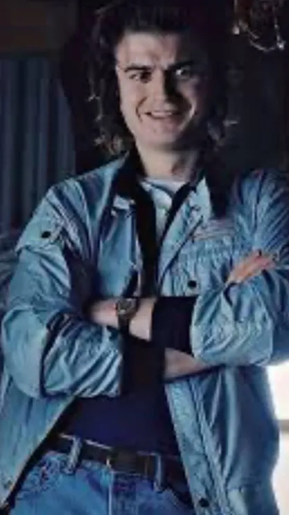 ai character: Steve Harrington  background