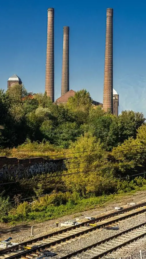 ai character: abandoned factory  background