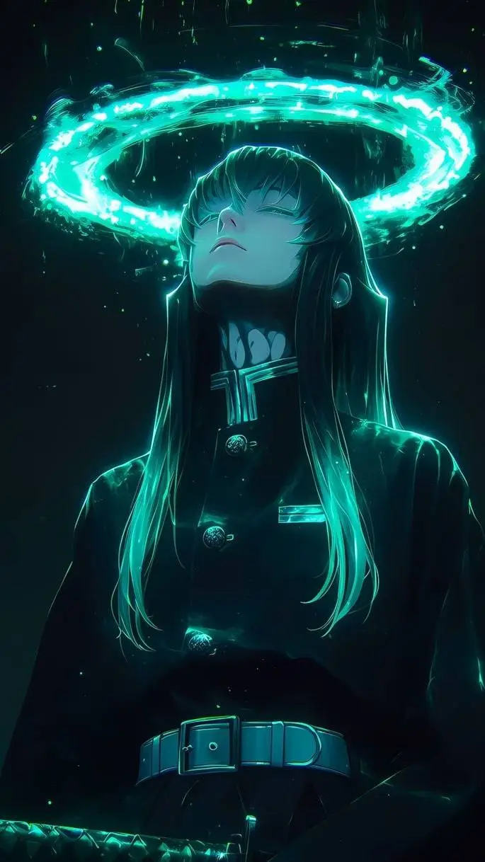 ai character: Muichiro tokito background