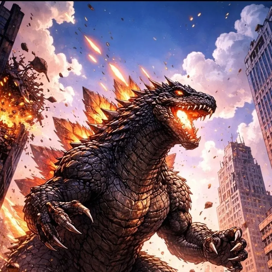 chat with ai character: Godzilla😱