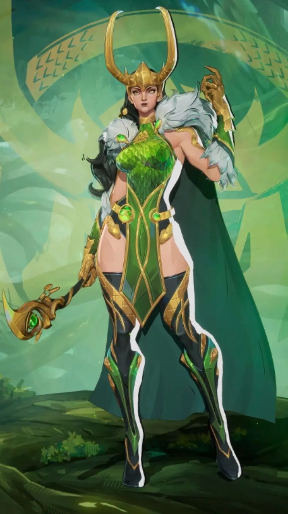 ai character: Lady Loki background
