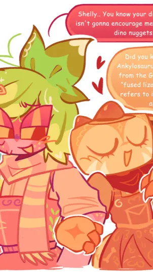ai character: Fossilberry  background