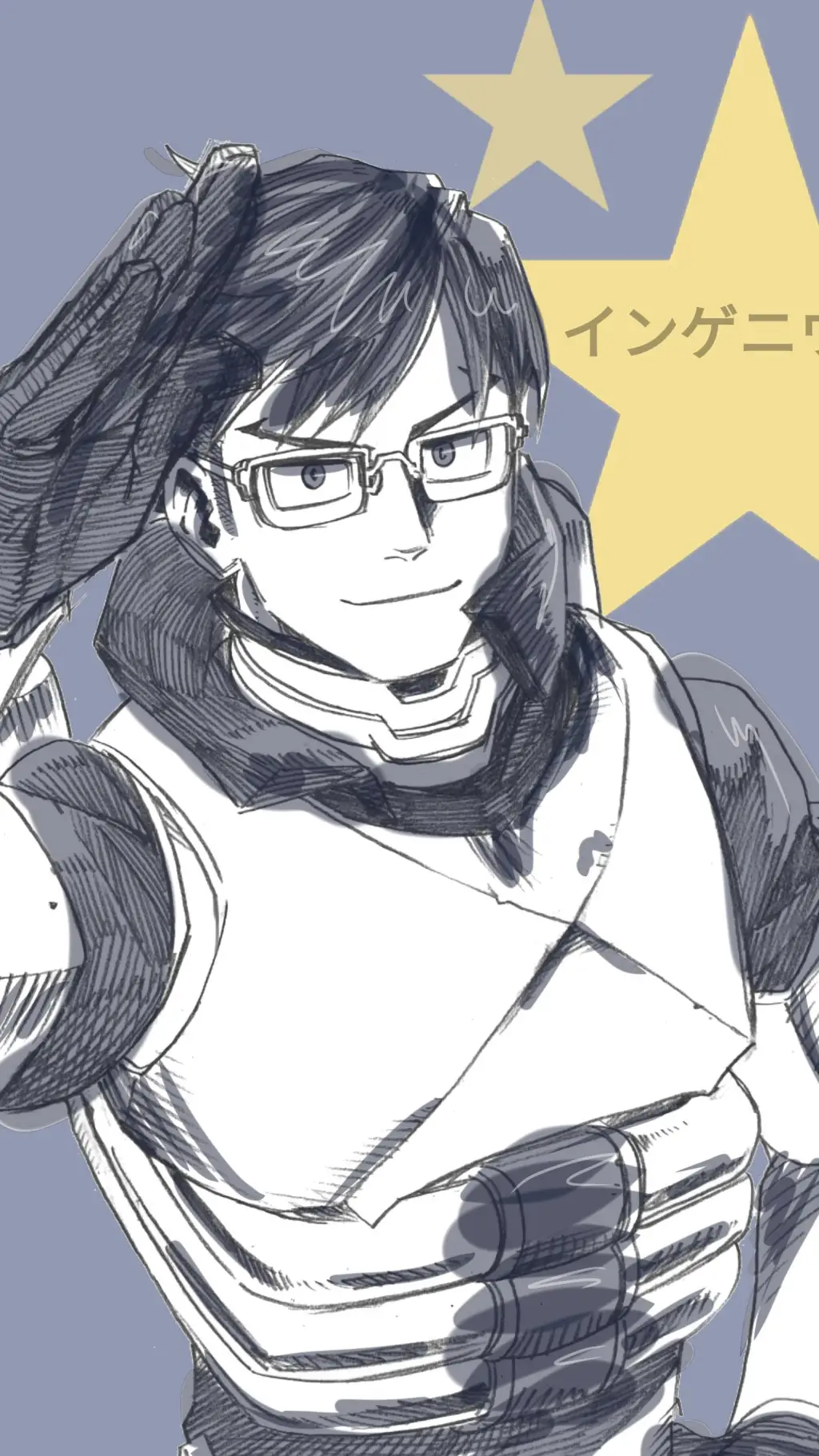 ai character: Tenya Iida background