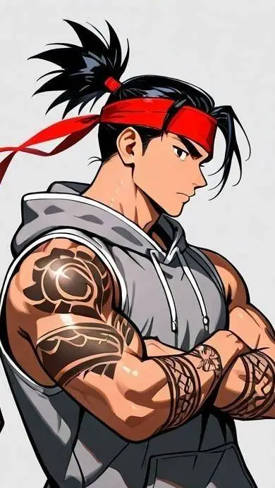 ai character: Shogo Akuji  background