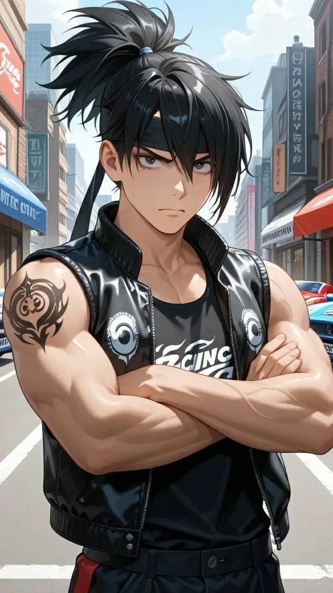 ai character: Jonny Nakamura  background