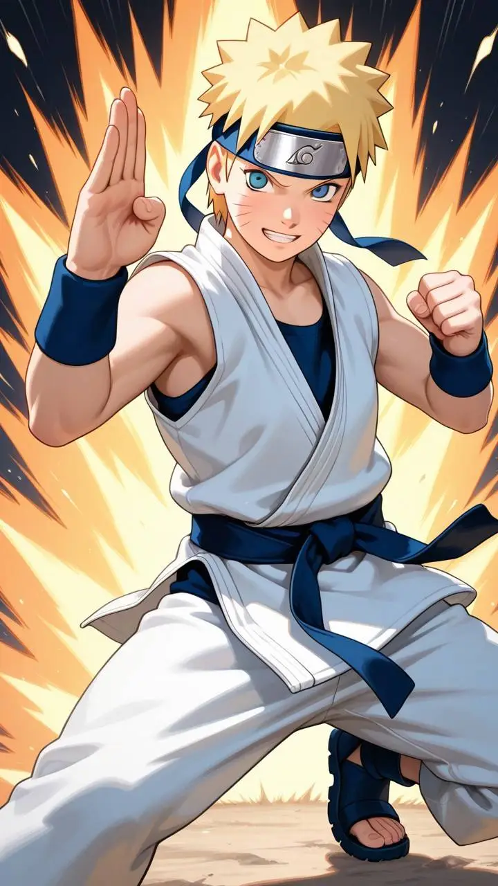 ai character: Naruto Uzamaki background
