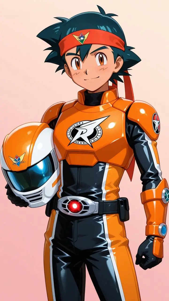 ai character: Ash Ketchum  background