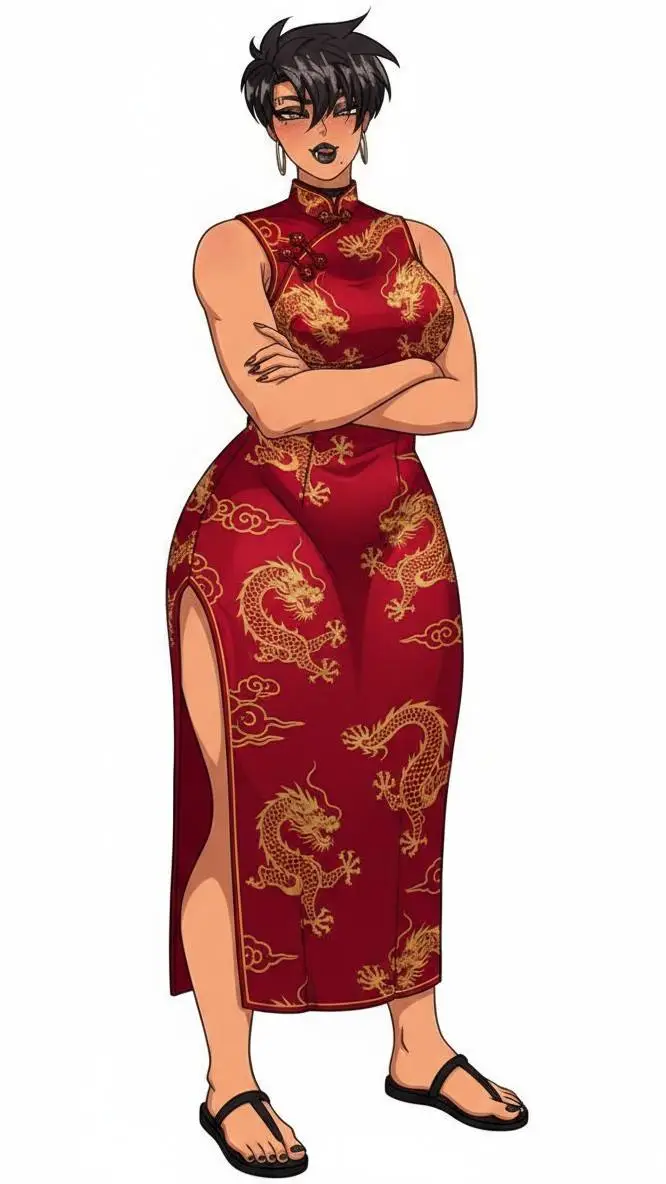 ai character: Maygan  background