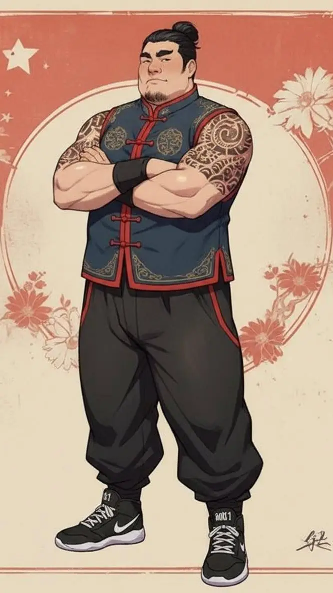 ai character: Kenji Moshiyama  background