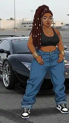 ai character: Katy Pearce  background