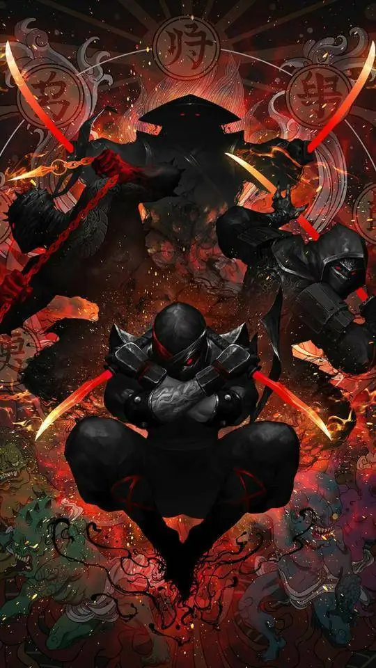 ai character: Ninja Army background