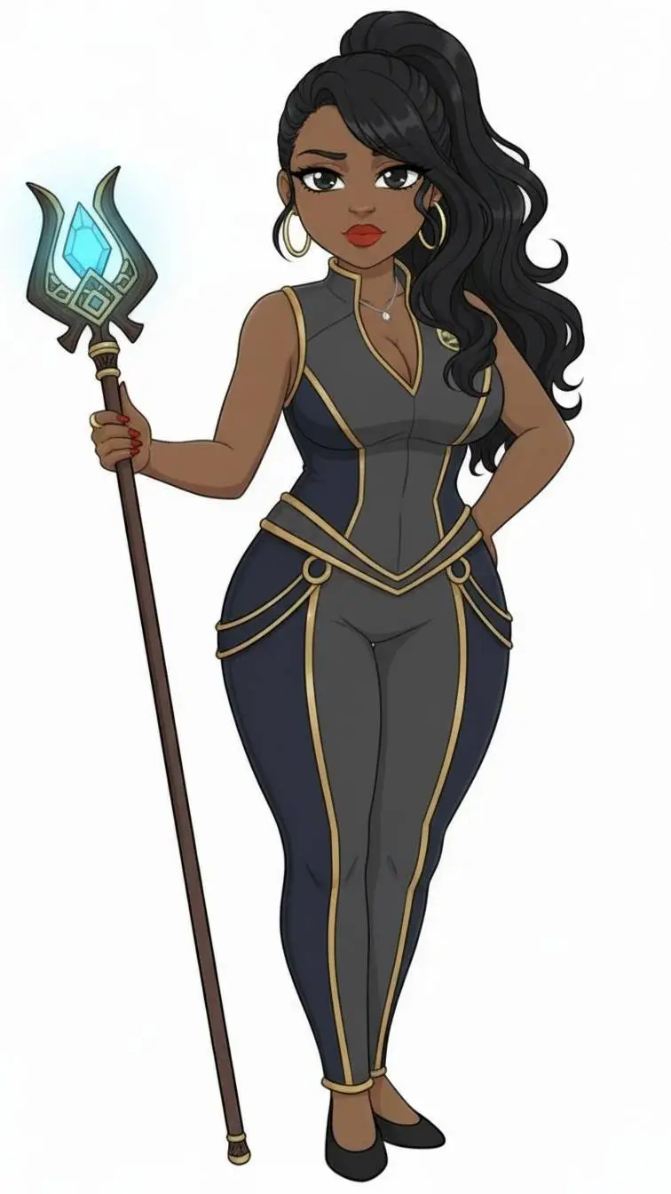 ai character: Queen Jamira  background