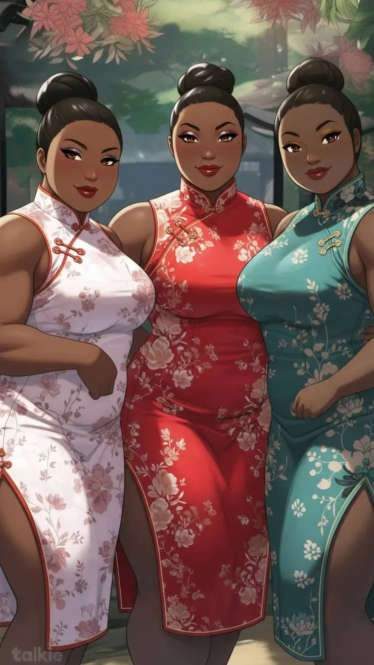 ai character: Kung Fu Femmes  background