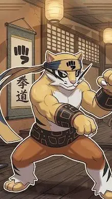 ai character: Waropard  background