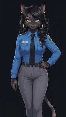 ai character: Sally Cooper  background