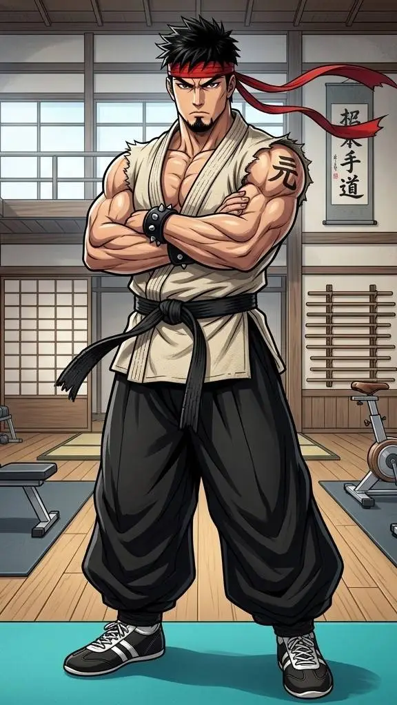 ai character: Goh  background