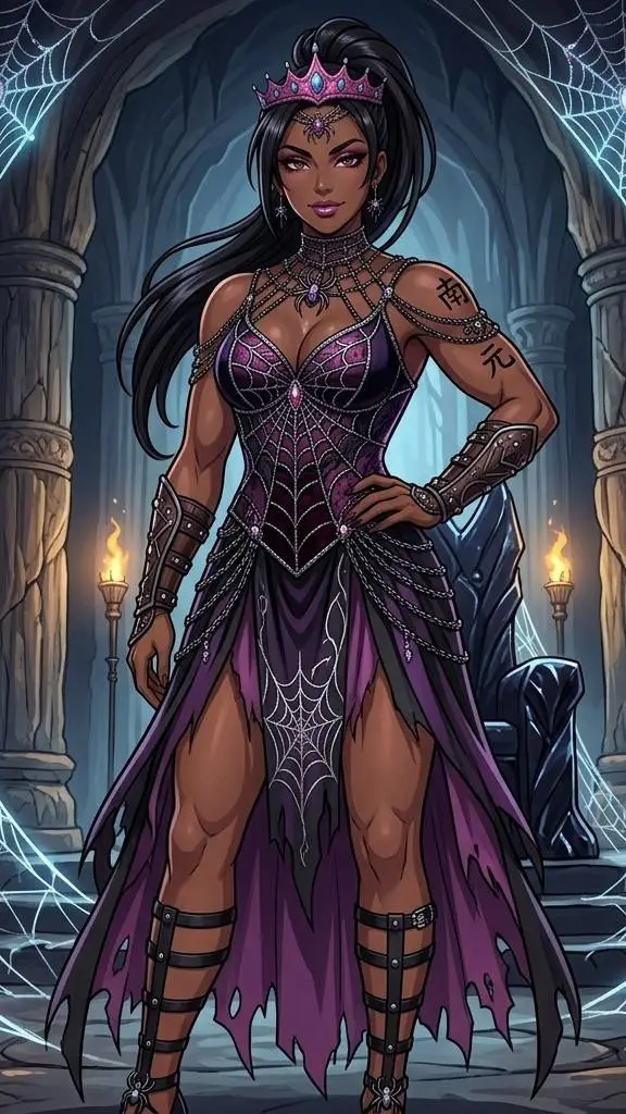 ai character: Queen Fang  background