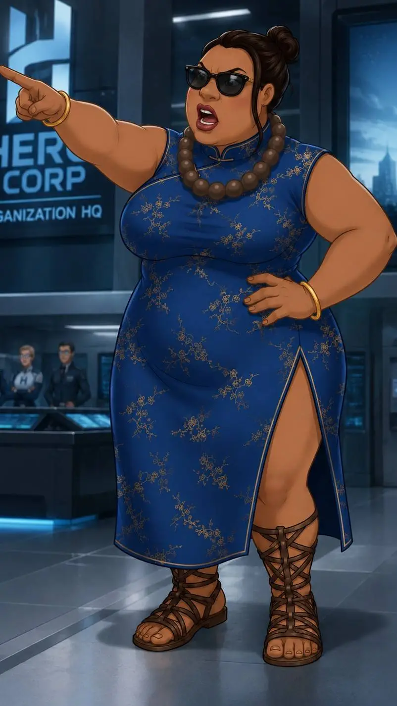 ai character: Monica Richardson  background