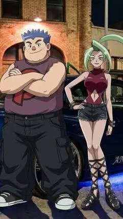 ai character: Edward & Ursula  background