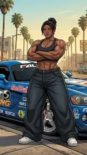 ai character: Kimberly Johnson  background