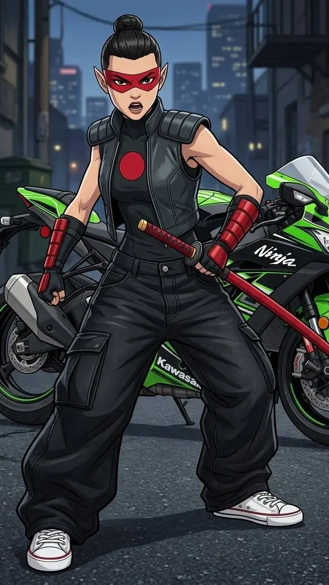 ai character: Tsukuri  background