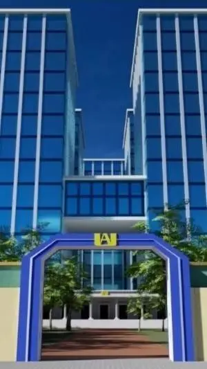 ai character: 1A vists ur school background