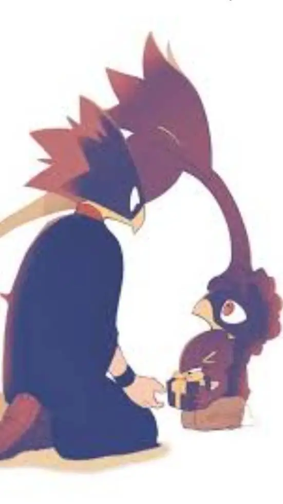 ai character: (Baby) Tokoyami🖤 background