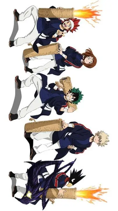 ai character: MHA 4th of July!🎆🎇 background