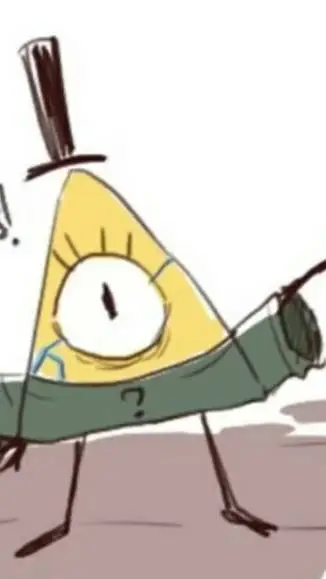 ai character: bill cipher back!! background