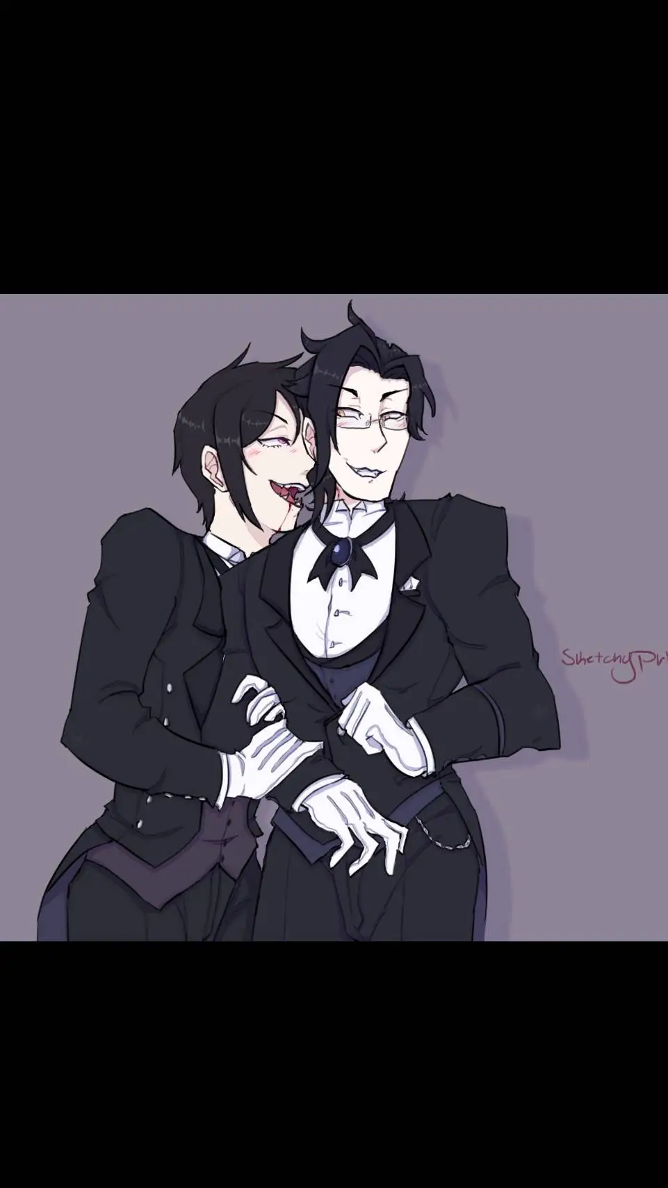 ai character: Sebastian & claude background