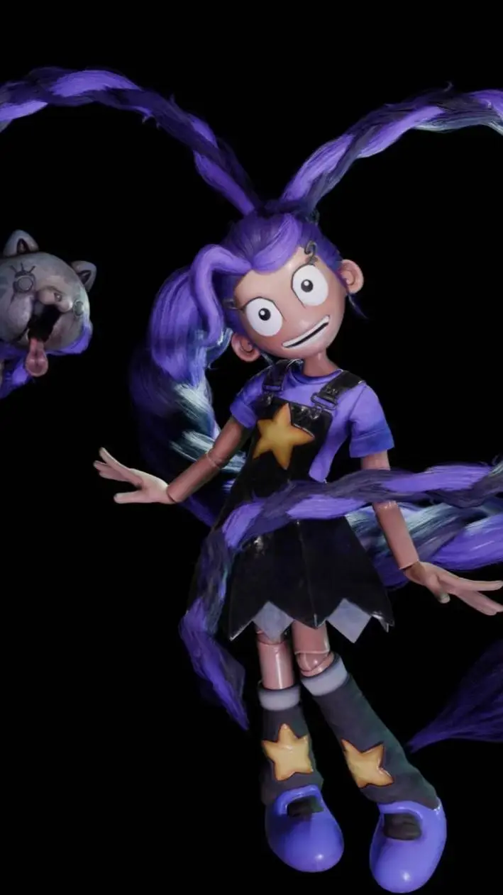 ai character: lily love braids  background