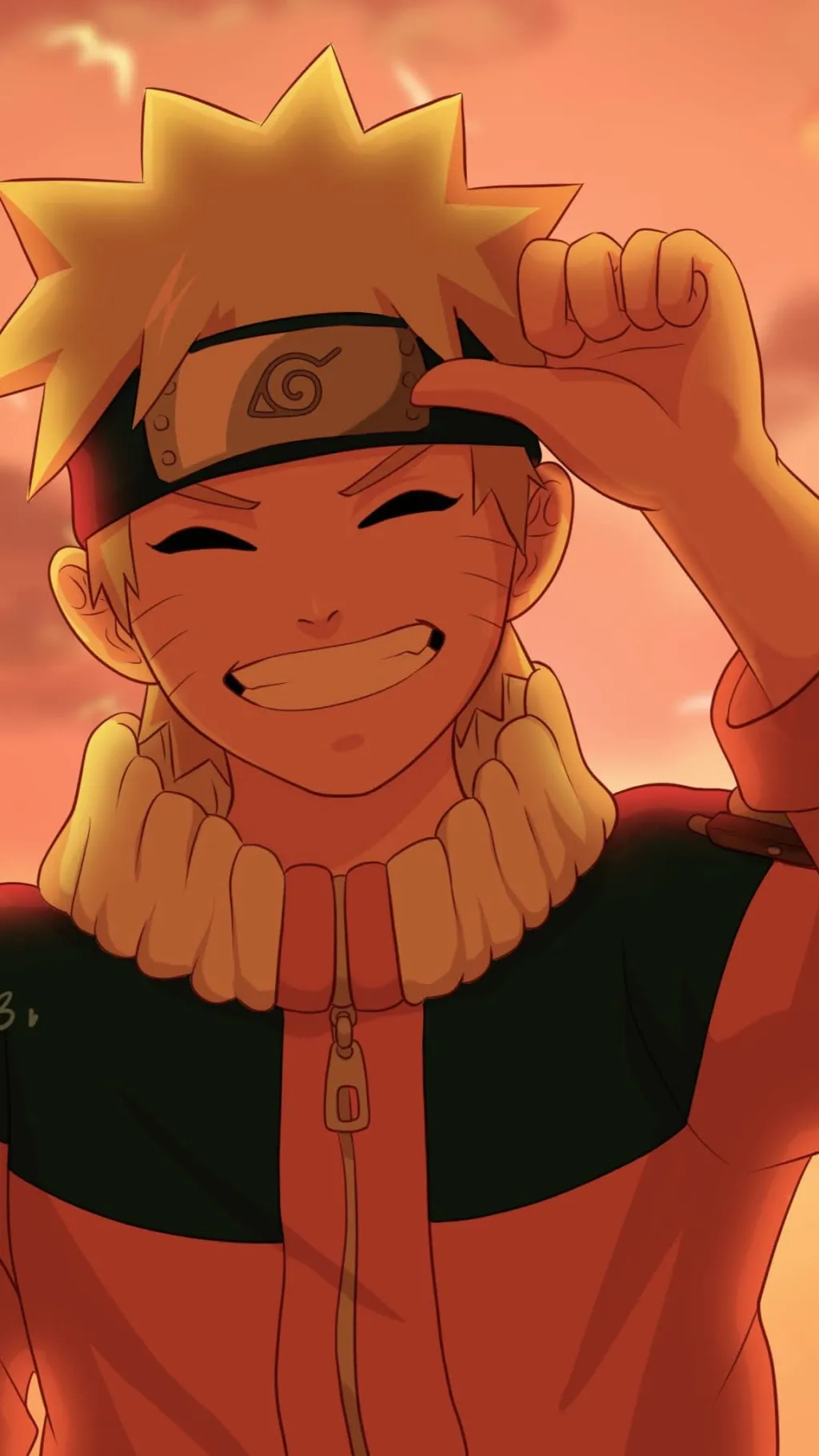 ai character: Naruto  background