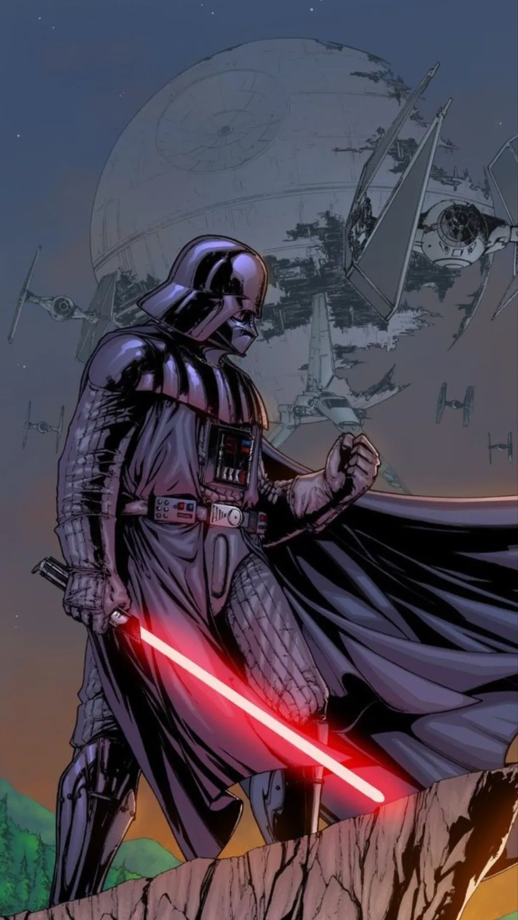 ai character: Darth Vader  background