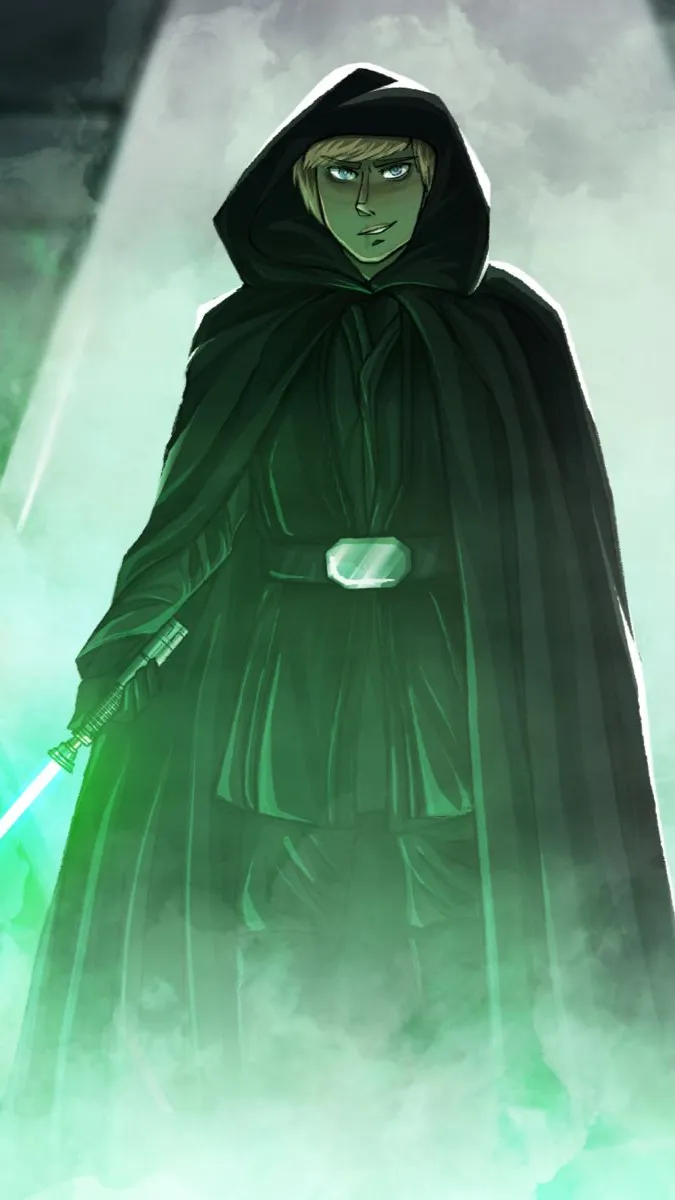 ai character: Luke skywalker  background